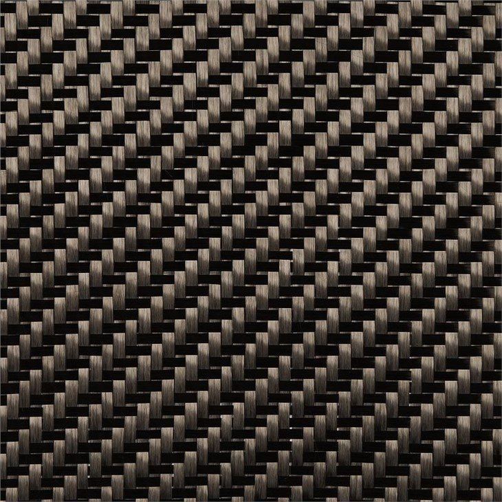 Black Colour 3K Hexagonal Carbon Fiber Fabric